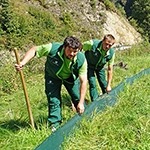 Amphibienzaun Maschinenring Land Tirol